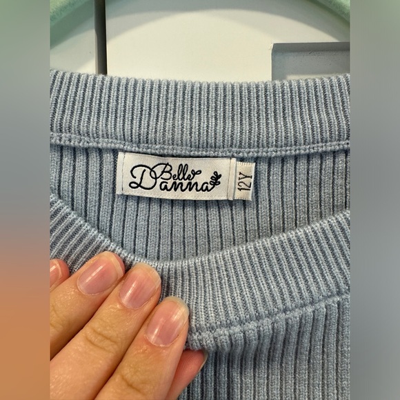 Blue Sweater Dress - Picture 2 of 2